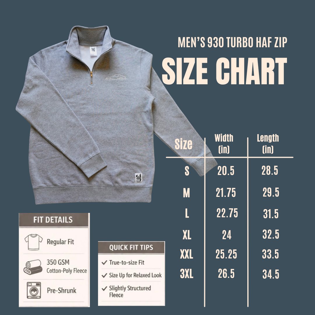 930 Turbo - Mens Half Zip
