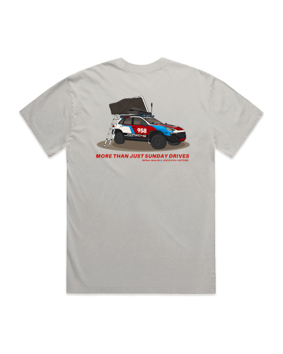 'Hey Bud' Dillon Houck x JoCo Collective - Faded Bone Heavy Faded Tee