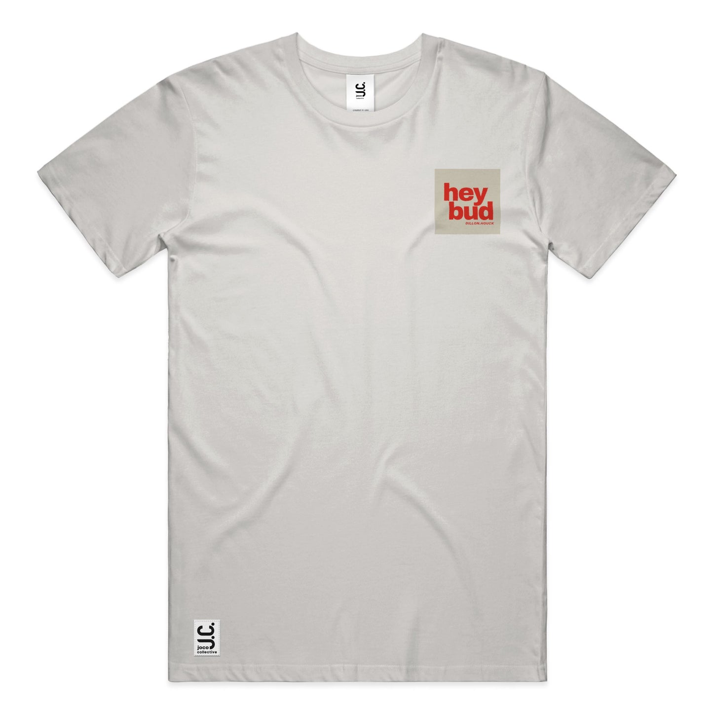 'Hey Bud' Dillon Houck x JoCo Collective - Faded Bone Heavy Faded Tee