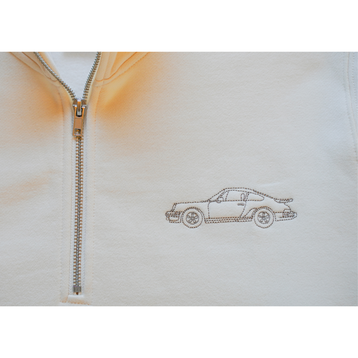 930 Turbo - Womens Embroidered Half Zip Crew