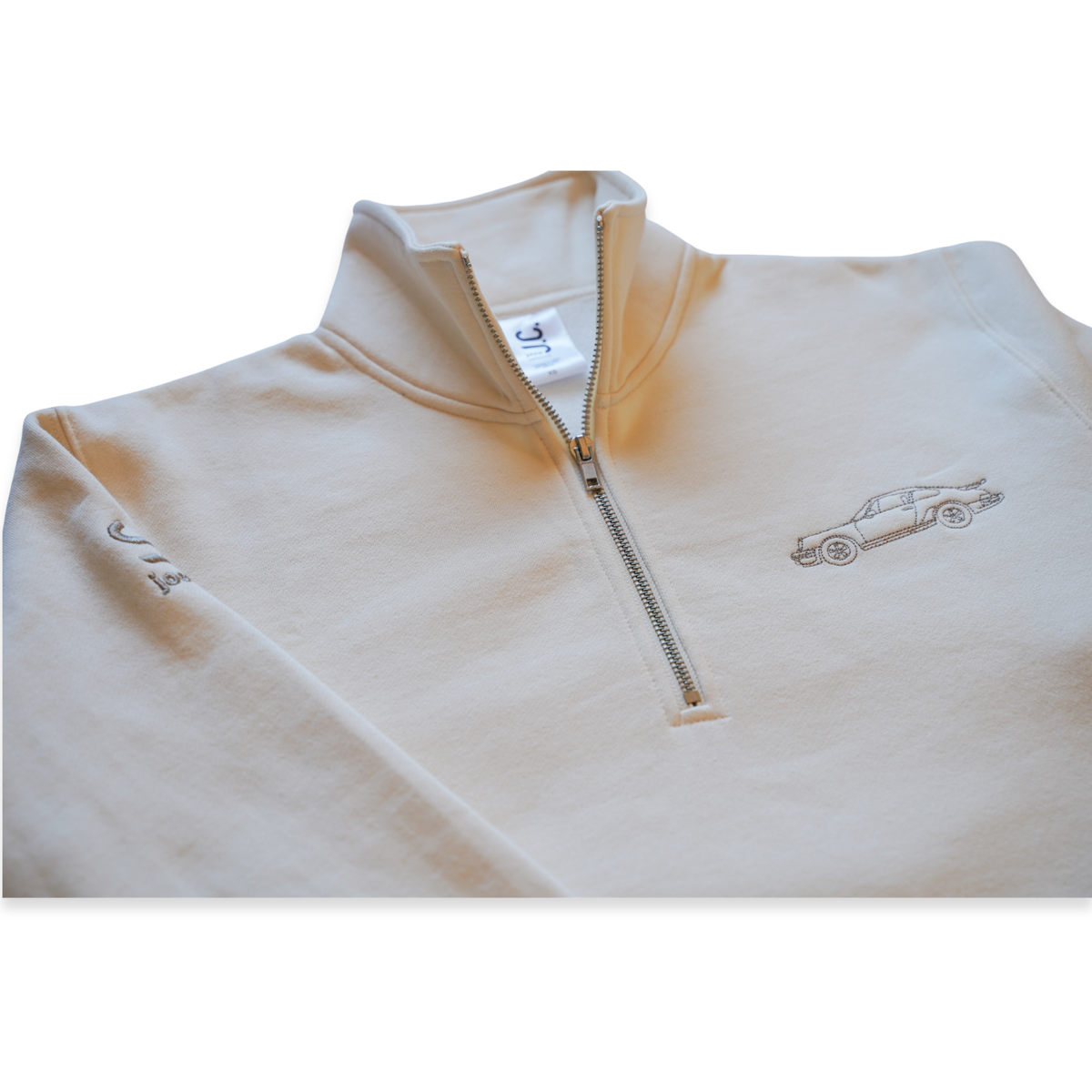 930 Turbo - Womens Embroidered Half Zip Crew