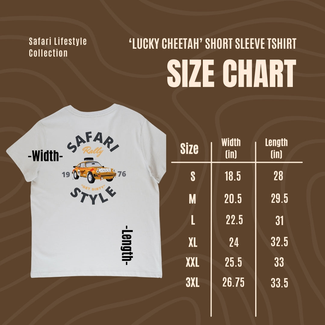 "Lucky Cheetah" Short Sleeve T-shirt