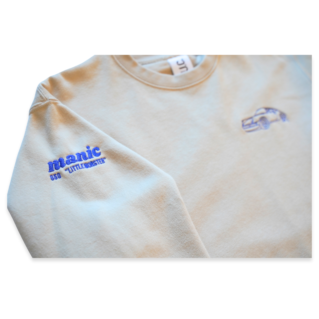 "Manic" G50 - Bone Crew Neck