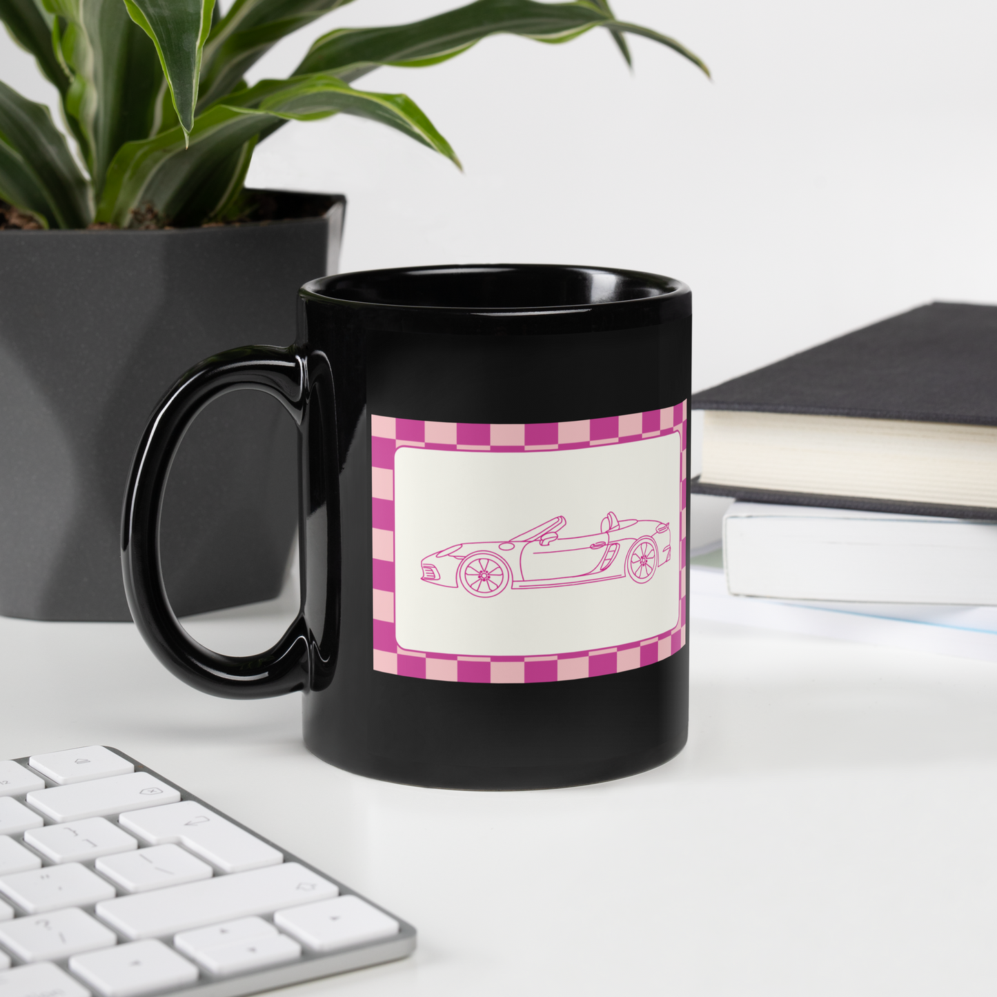 Schatz 718- Black Glossy Mug